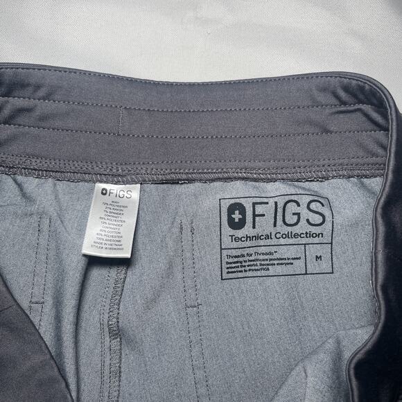 FIGS Womens Technical Collection Zamora Jogger Scrub Pants Gray Size M Nurse - Picture 2 of 6
